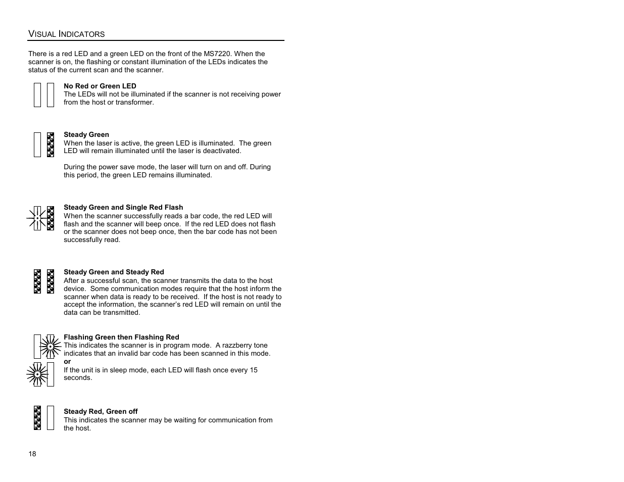 Visual | Metrologic Instruments Laser Scanner User Manual | Page 22 / 56
