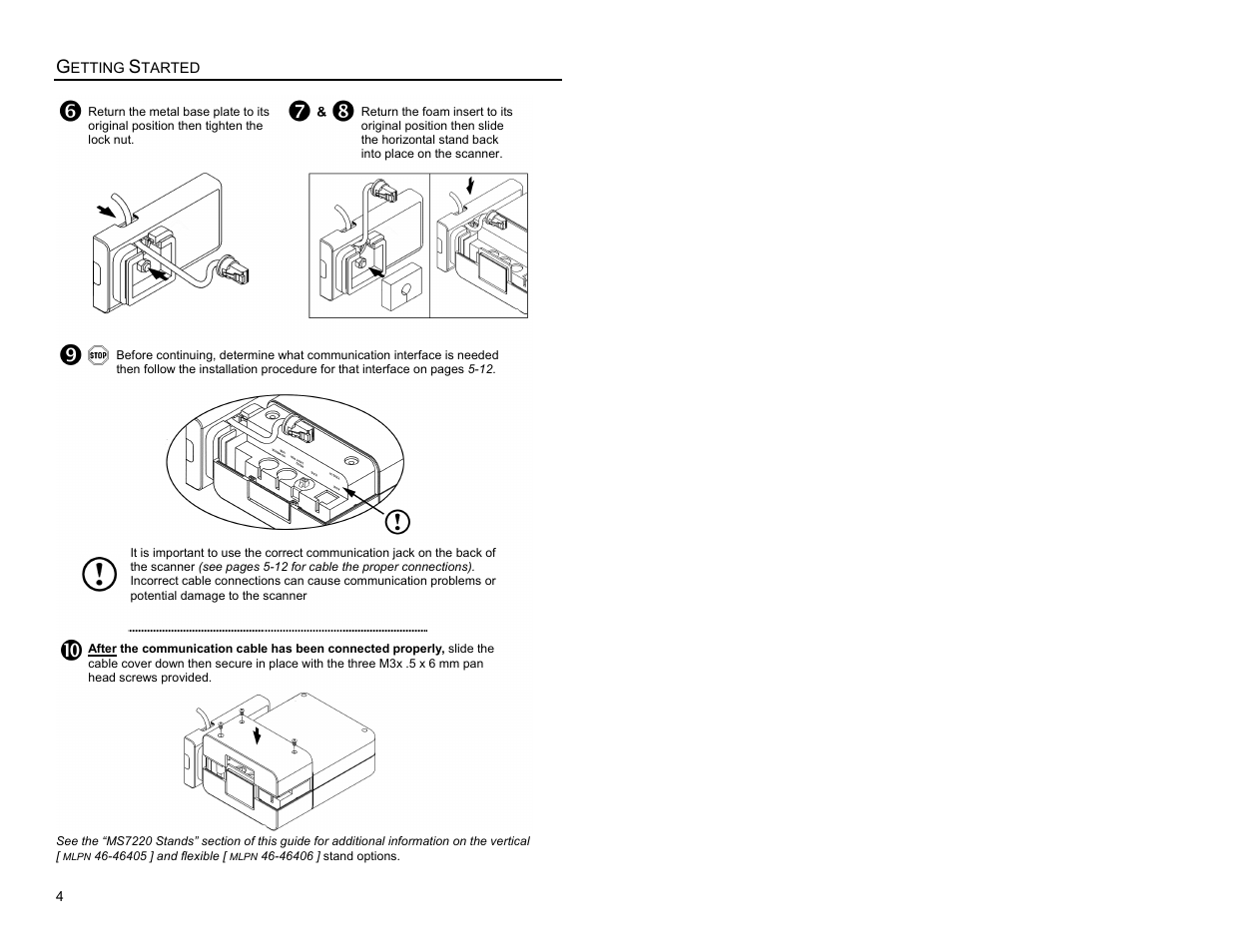 Metrologic Instruments Laser Scanner User Manual | Page 8 / 56