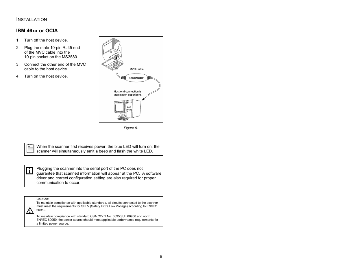 Ibm 46xx or ocia | Metrologic Instruments MS3580 User Manual | Page 13 / 56