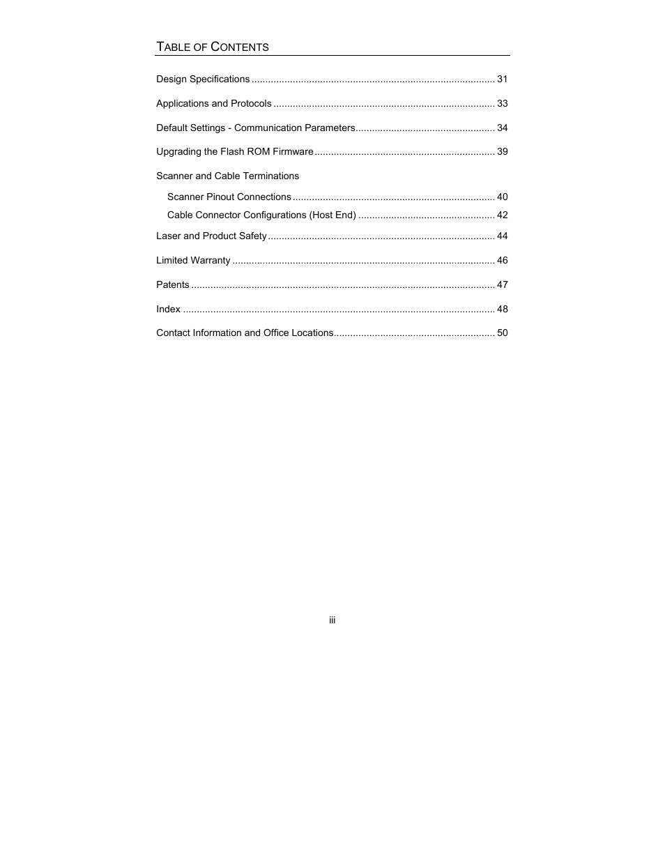 Metrologic Instruments MS3580 User Manual | Page 4 / 56