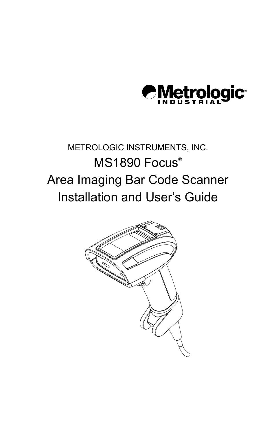 Metrologic Instruments MS1890 User Manual | 48 pages