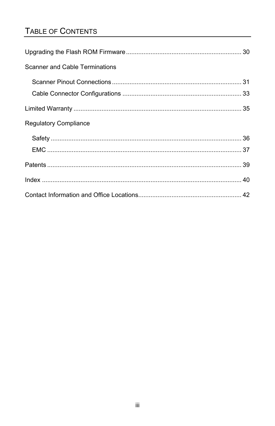 Metrologic Instruments MS1890 User Manual | Page 4 / 48