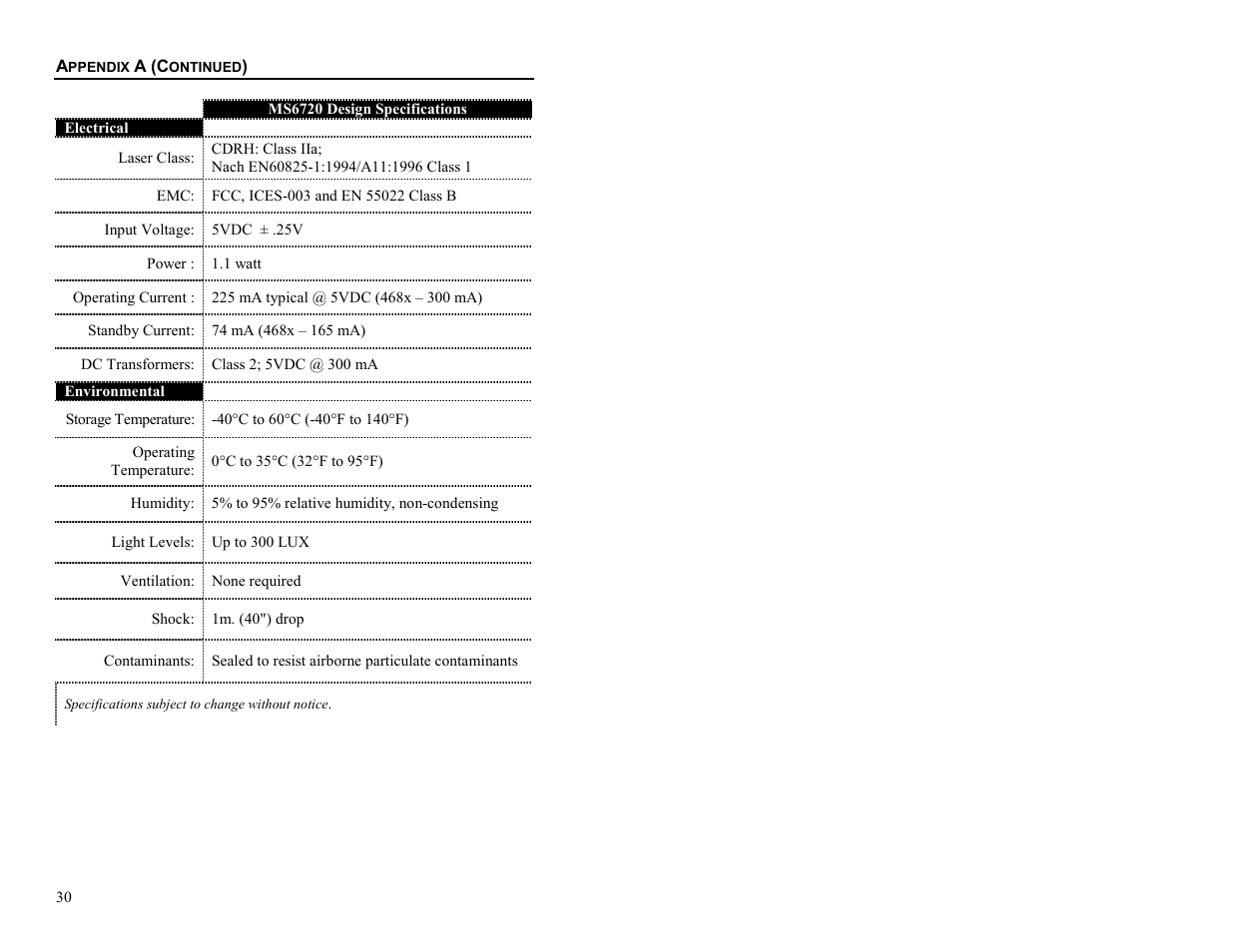 Metrologic Instruments MS6720 User Manual | Page 36 / 52