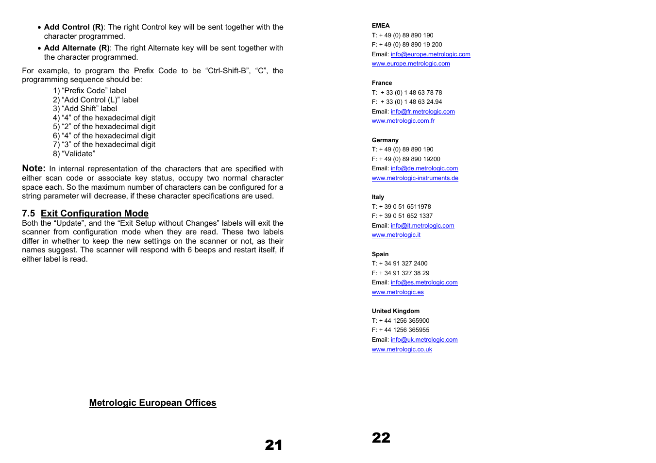 Metrologic Instruments Hand-Held Scanner User Manual | Page 13 / 13