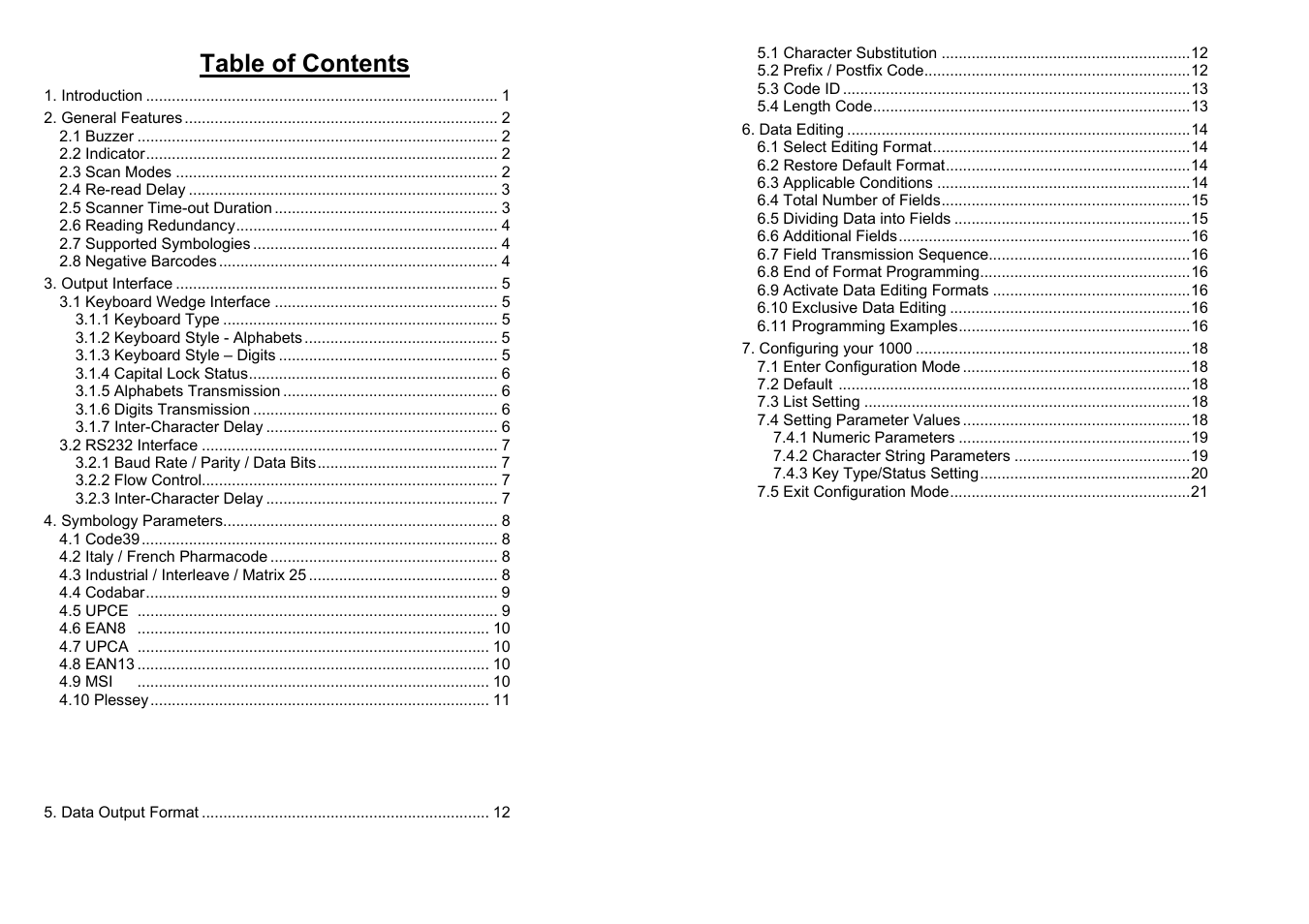 Metrologic Instruments Hand-Held Scanner User Manual | Page 2 / 13
