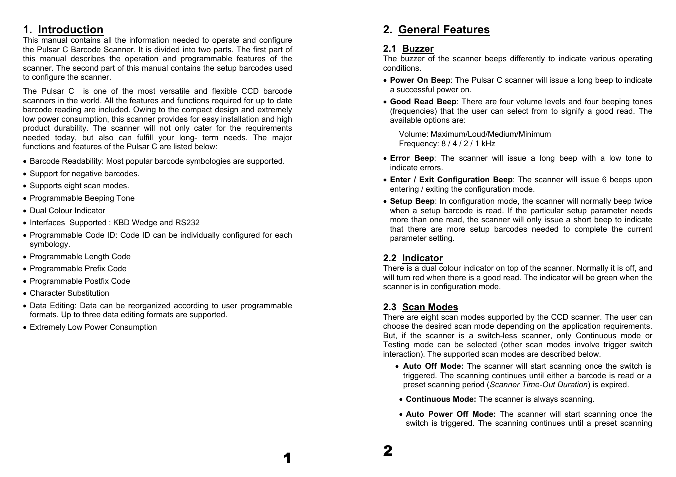 Metrologic Instruments Hand-Held Scanner User Manual | Page 3 / 13