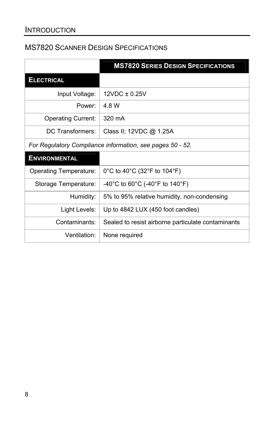 Ms7820 | Metrologic Instruments Solaris MS7820 User Manual | Page 12 / 64