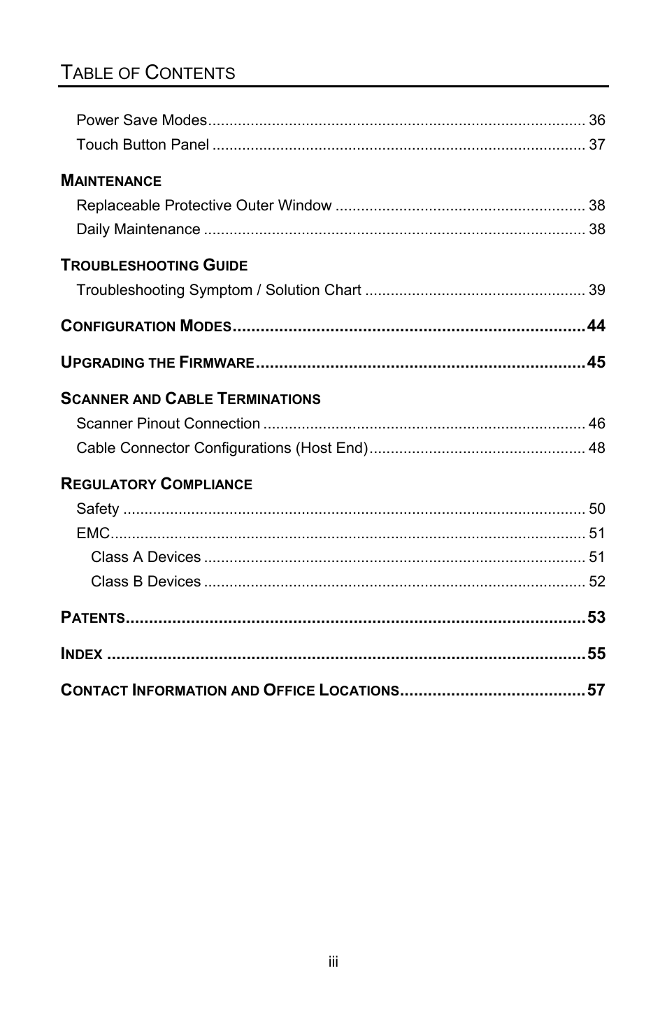 Metrologic Instruments Solaris MS7820 User Manual | Page 4 / 64