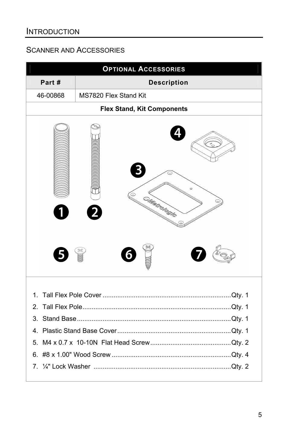 Metrologic Instruments Solaris MS7820 User Manual | Page 9 / 64