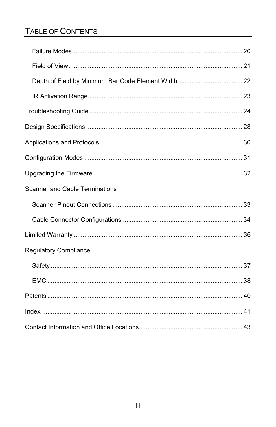 Metrologic Instruments Genesis MS7580 User Manual | Page 4 / 48
