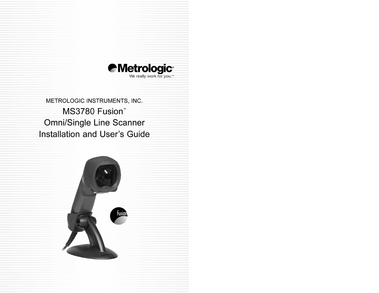 Metrologic Instruments MS3780 User Manual | 52 pages