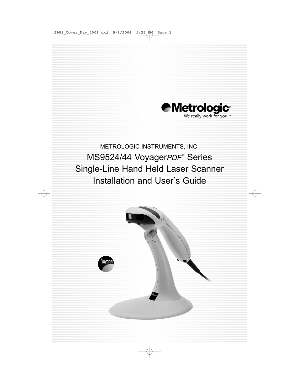Metrologic Instruments MS9544 User Manual | 56 pages