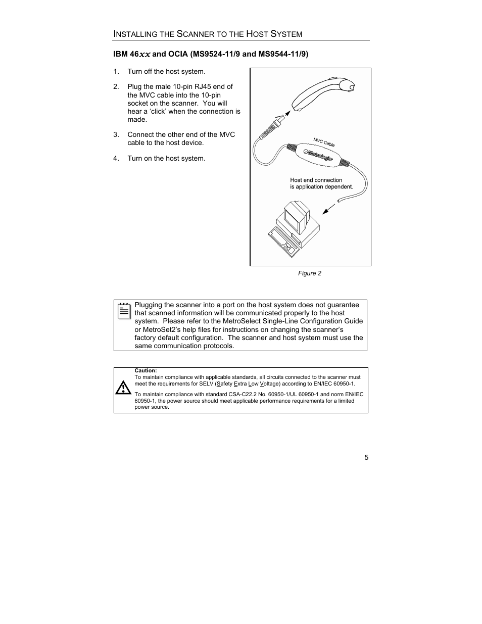 Ibm 46xx and ocia | Metrologic Instruments MS9544 User Manual | Page 9 / 56