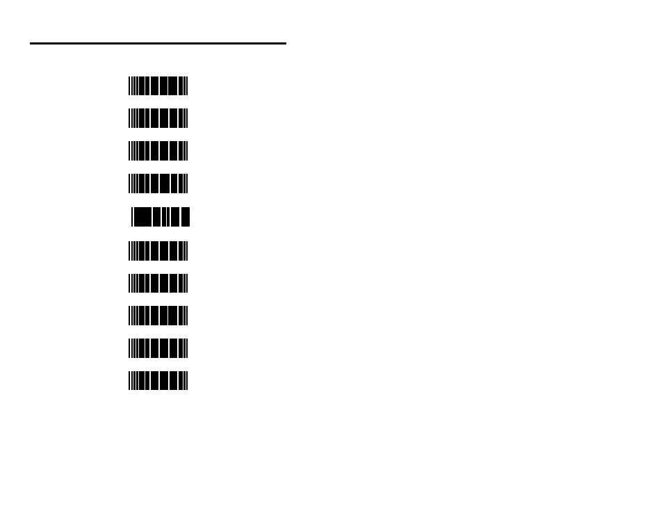 Rb0 - rb9 bar codes | Metrologic Instruments MS951 User Manual | Page 54 / 73