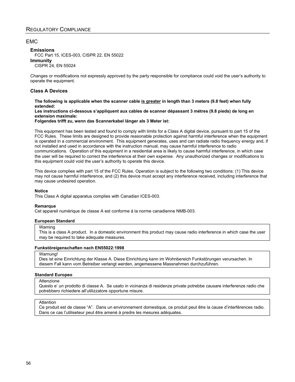 Metrologic Instruments StratosH MS2321 User Manual | Page 60 / 68