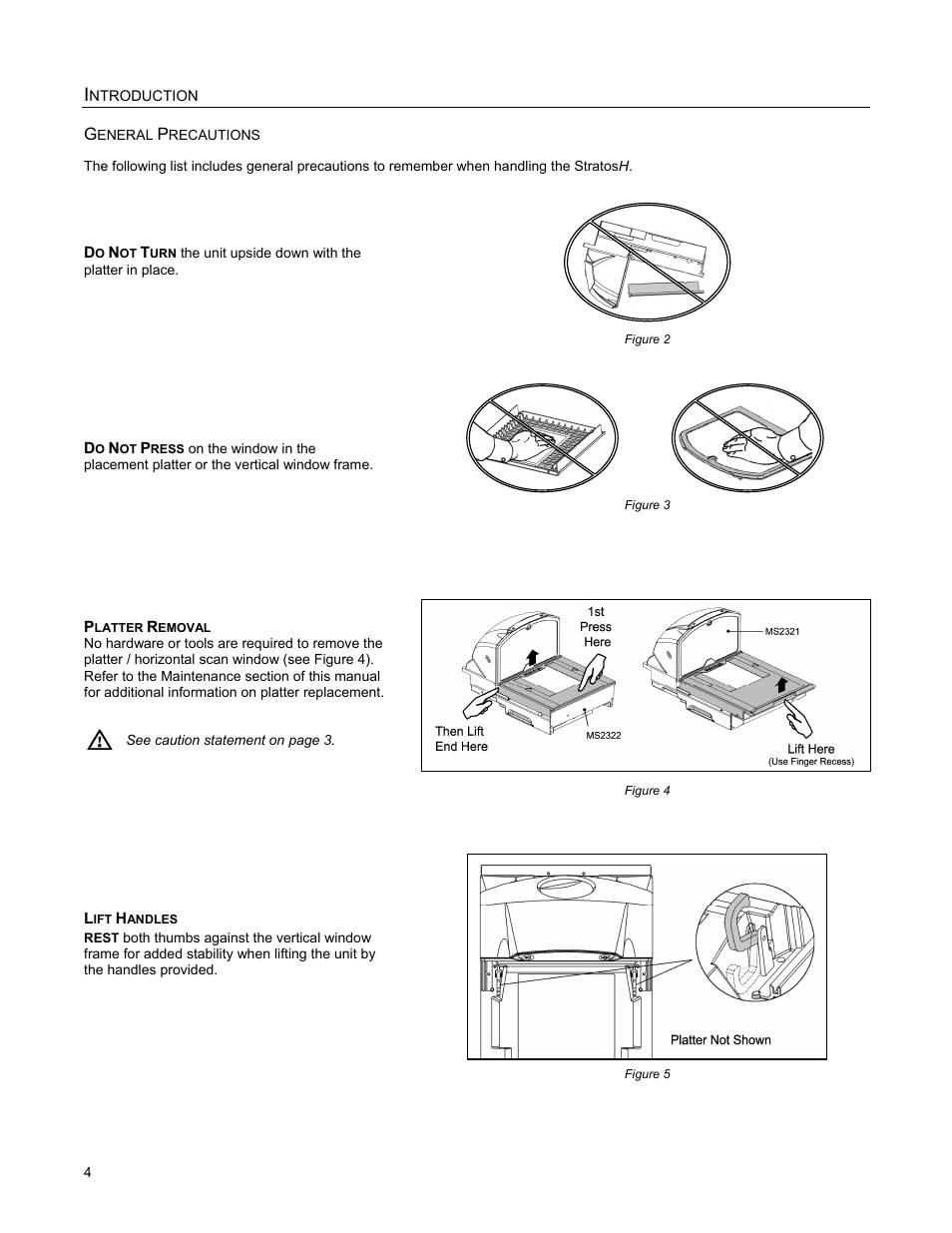 General precautions | Metrologic Instruments StratosH MS2321 User Manual | Page 8 / 68