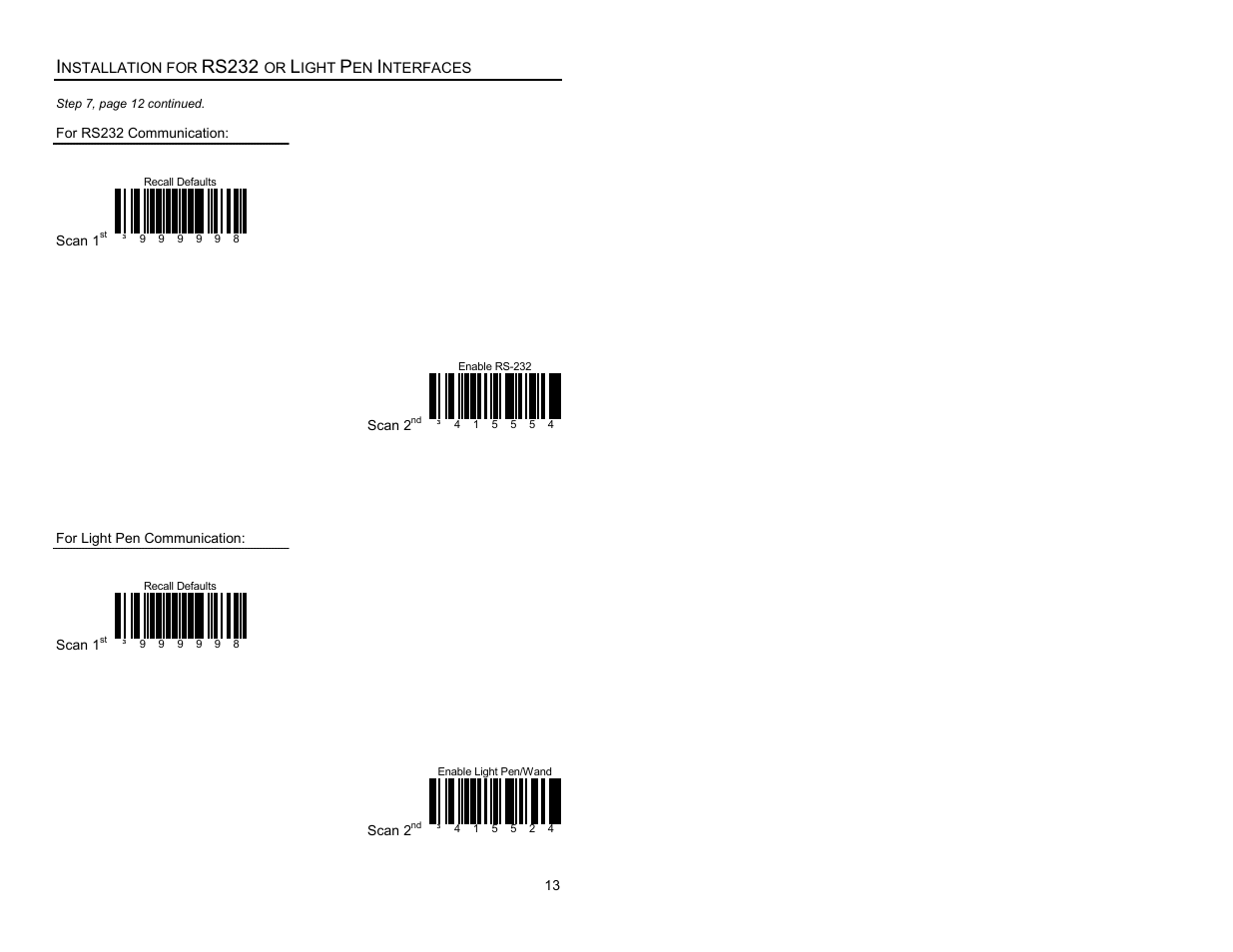 Rs232 | Metrologic Instruments MS7620 User Manual | Page 16 / 59