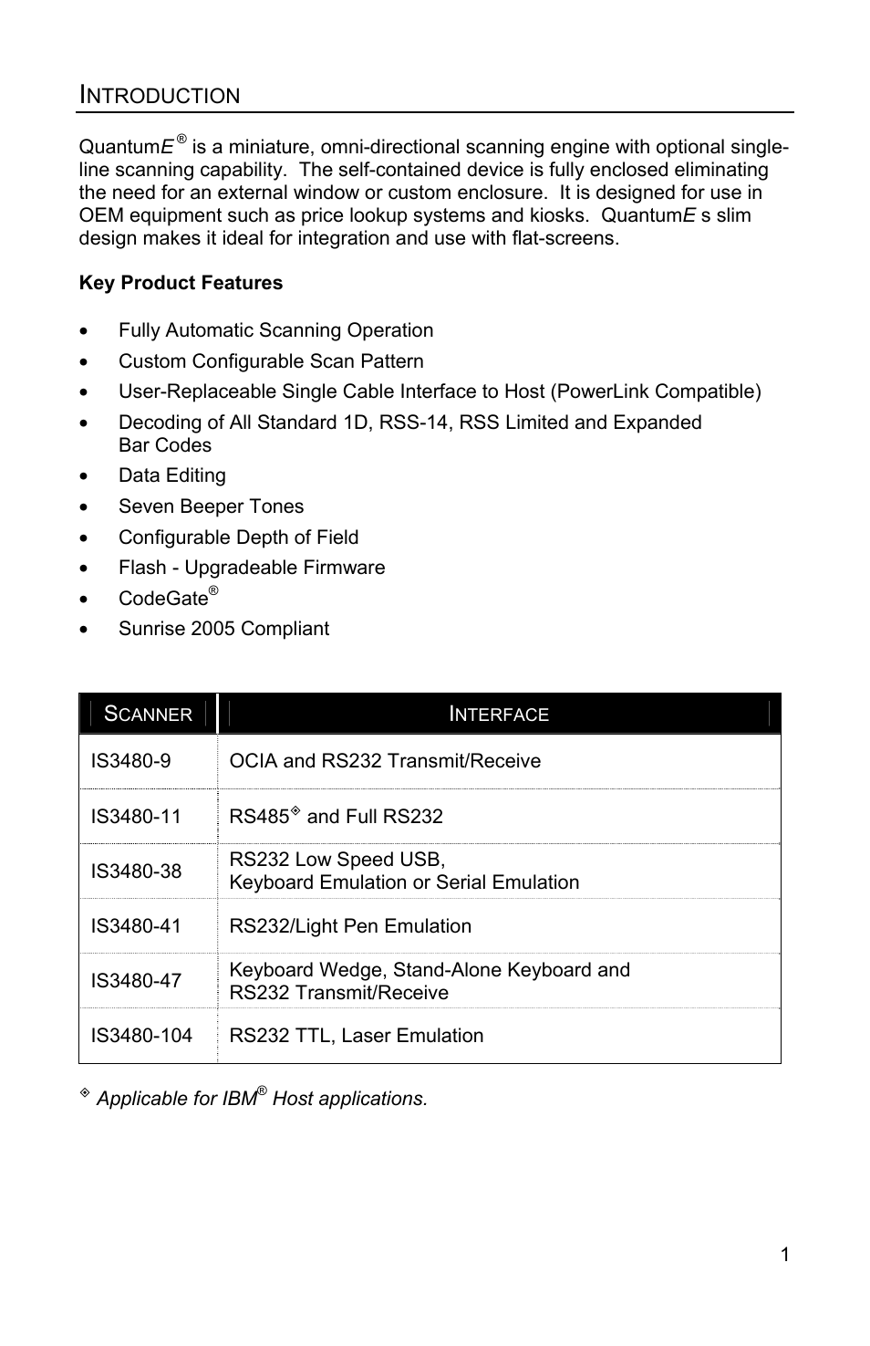 Introduction, Product overview | Metrologic Instruments IS3480 User Manual | Page 5 / 56