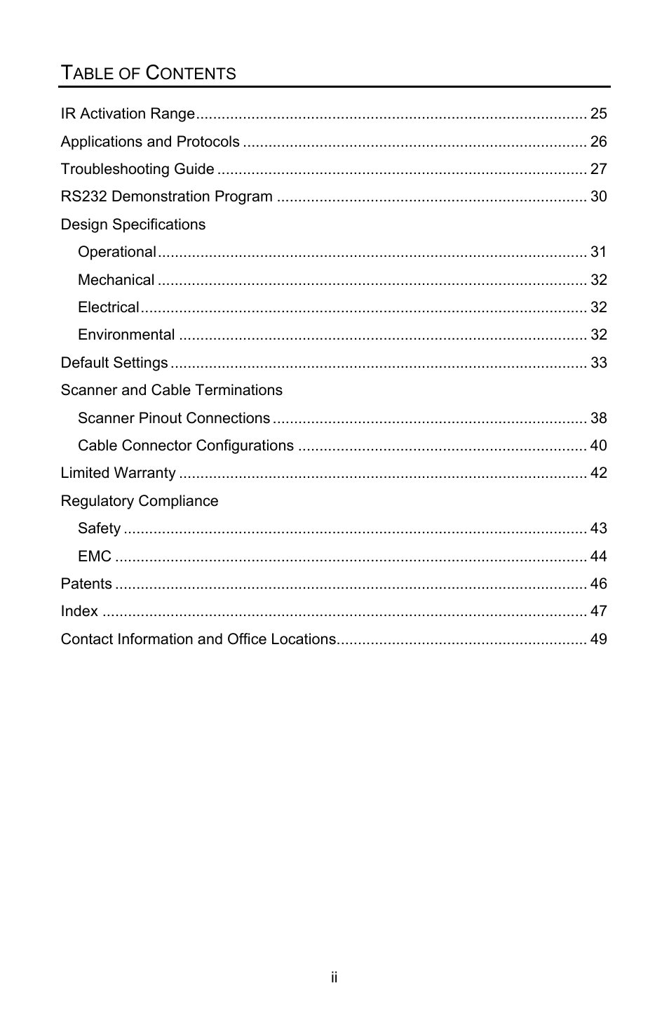 Metrologic Instruments Voyager MS9500 Series User Manual | Page 4 / 56