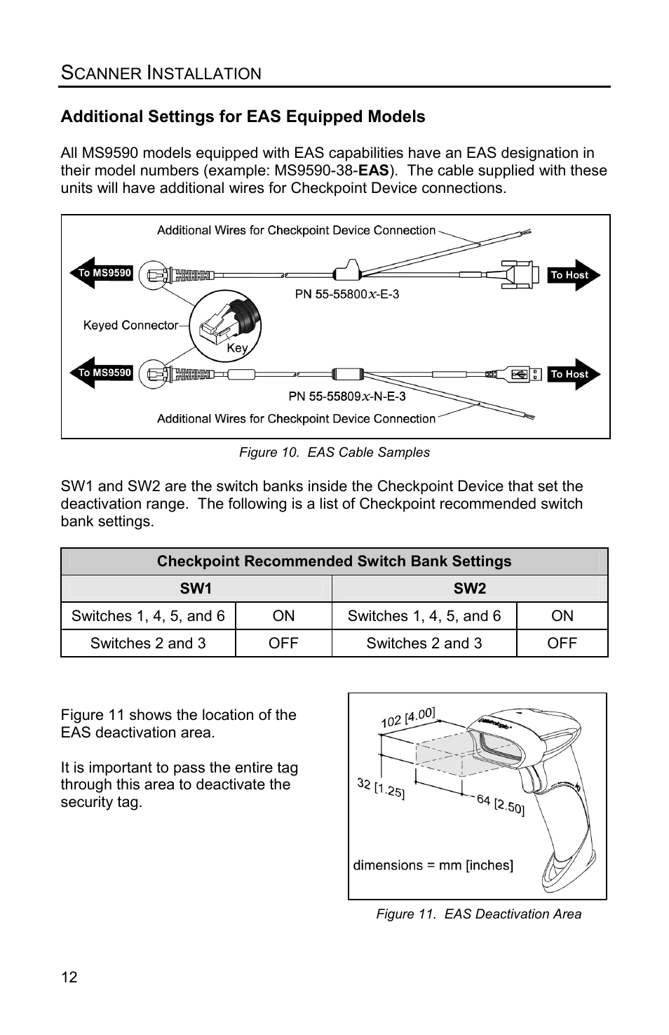 Additional settings for eas equipped models, Stands | Metrologic Instruments VOYAGERGS MS9590 User Manual | Page 16 / 47