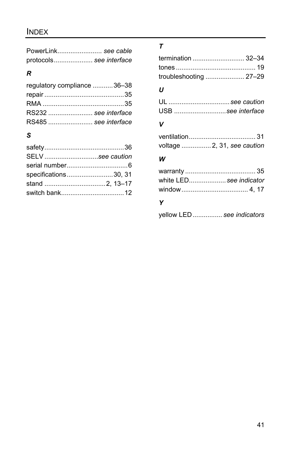 Metrologic Instruments VOYAGERGS MS9590 User Manual | Page 45 / 47