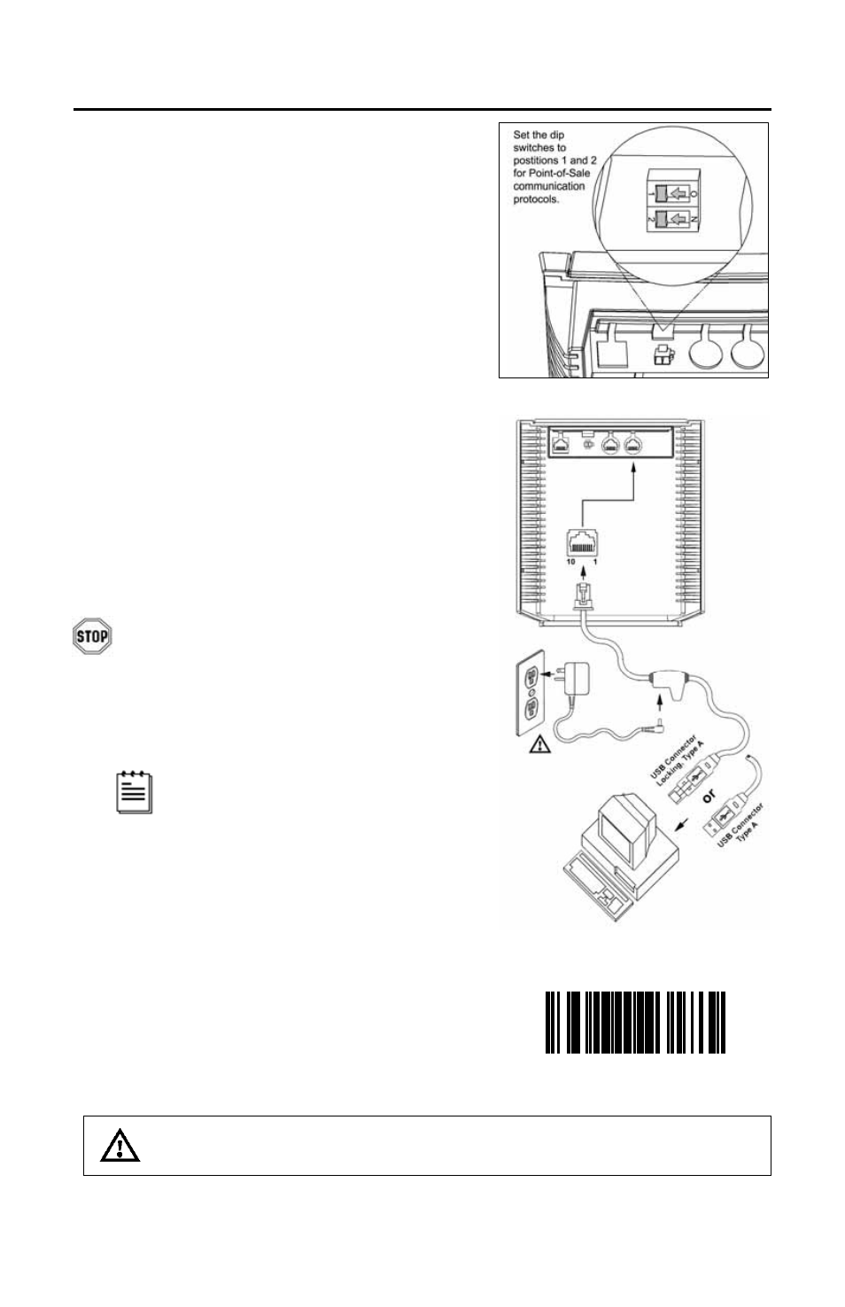 For usb interface | Metrologic Instruments MS7320 User Manual | Page 11 / 64