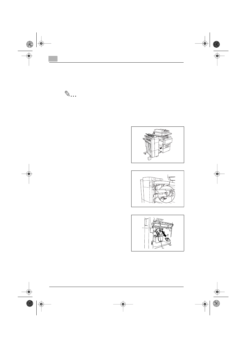 2 replacing the staple cartridge, To replace the staple cartridge for fn-116 | Minolta CF3102 User Manual | Page 125 / 177