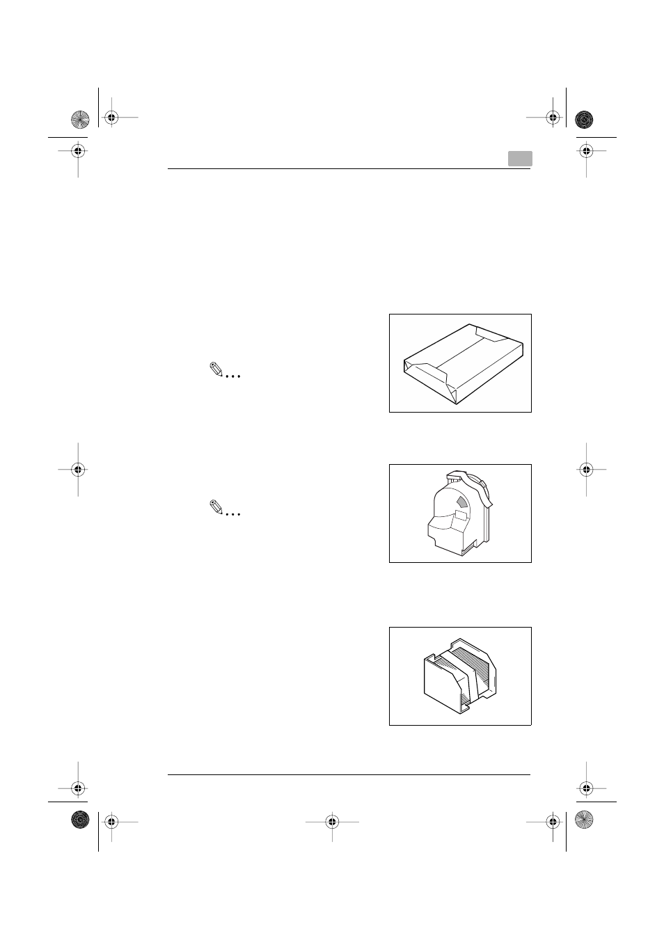 3 consumables, Paper, Toner cartridges | Staple cartridges | Minolta CF3102 User Manual | Page 172 / 177