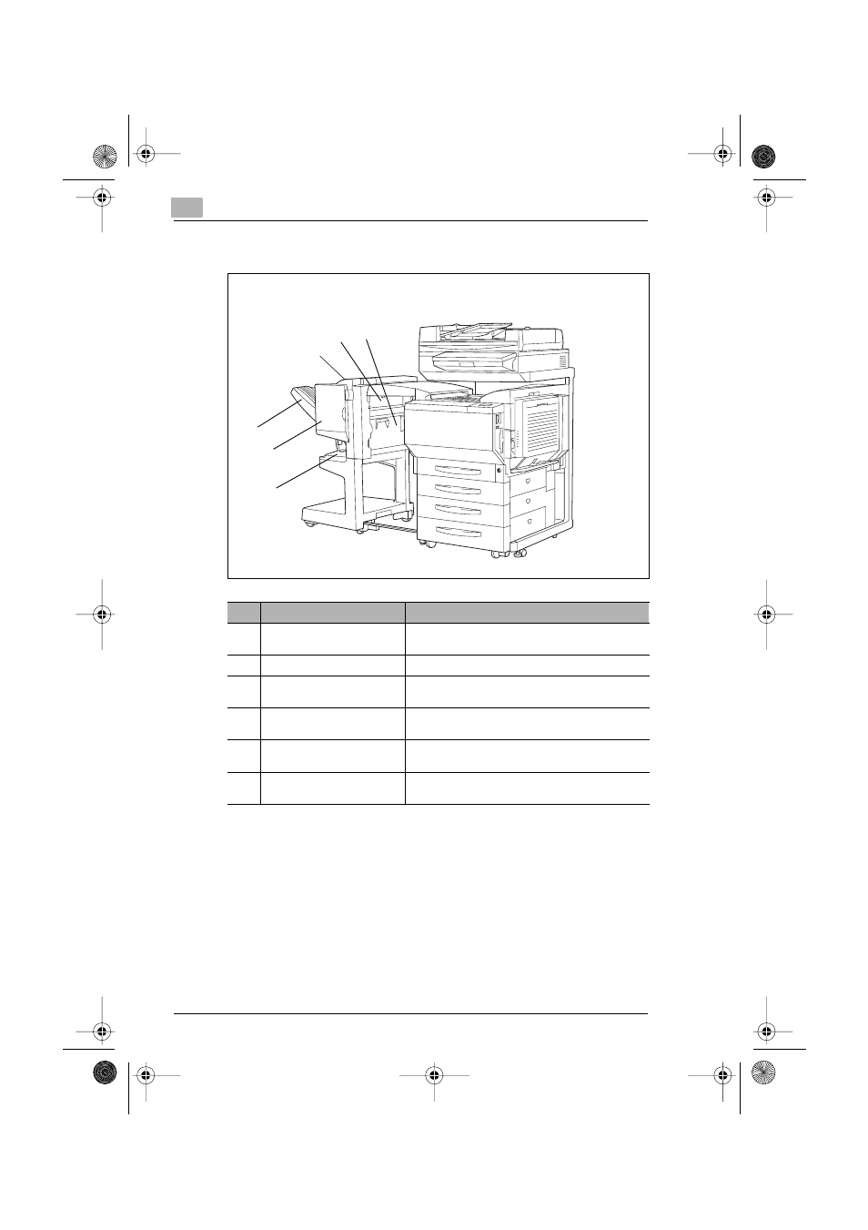 Finisher fn-8 (optional), Finisher fn-8 (optional) -26 | Minolta CF3102 User Manual | Page 51 / 177