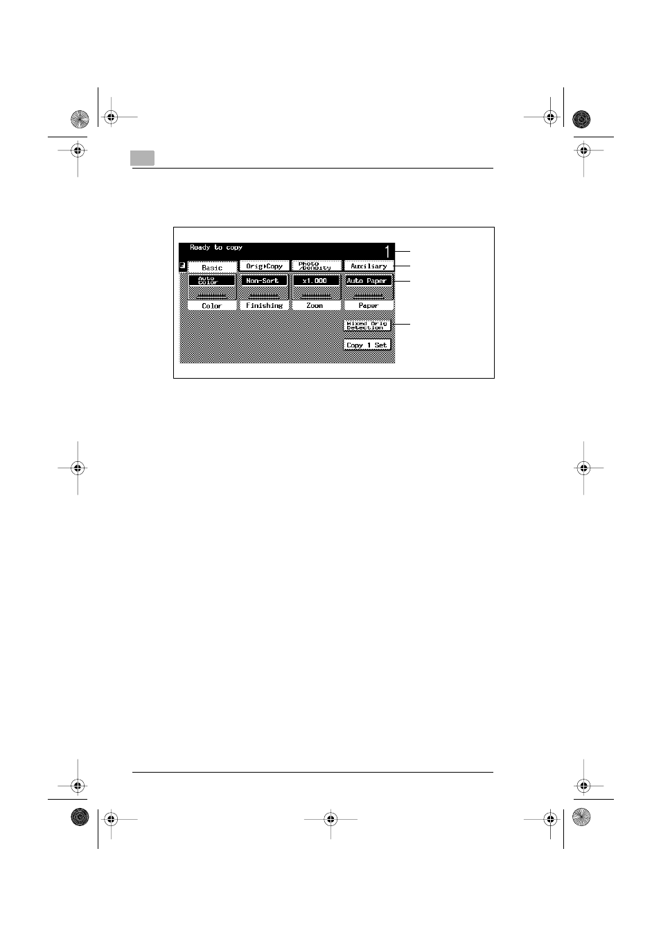 Structure of the display, Structure of the display -34 | Minolta CF3102 User Manual | Page 59 / 177