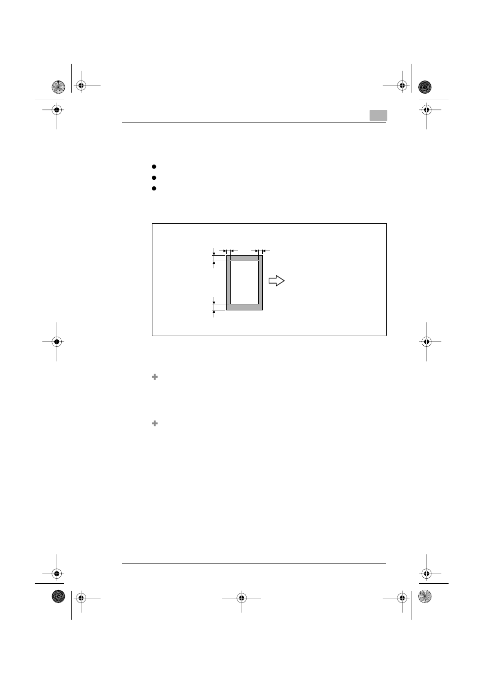 2 print area, 3 paper storage, Print area -5 | Paper storage -5 | Minolta CF3102 User Manual | Page 68 / 177
