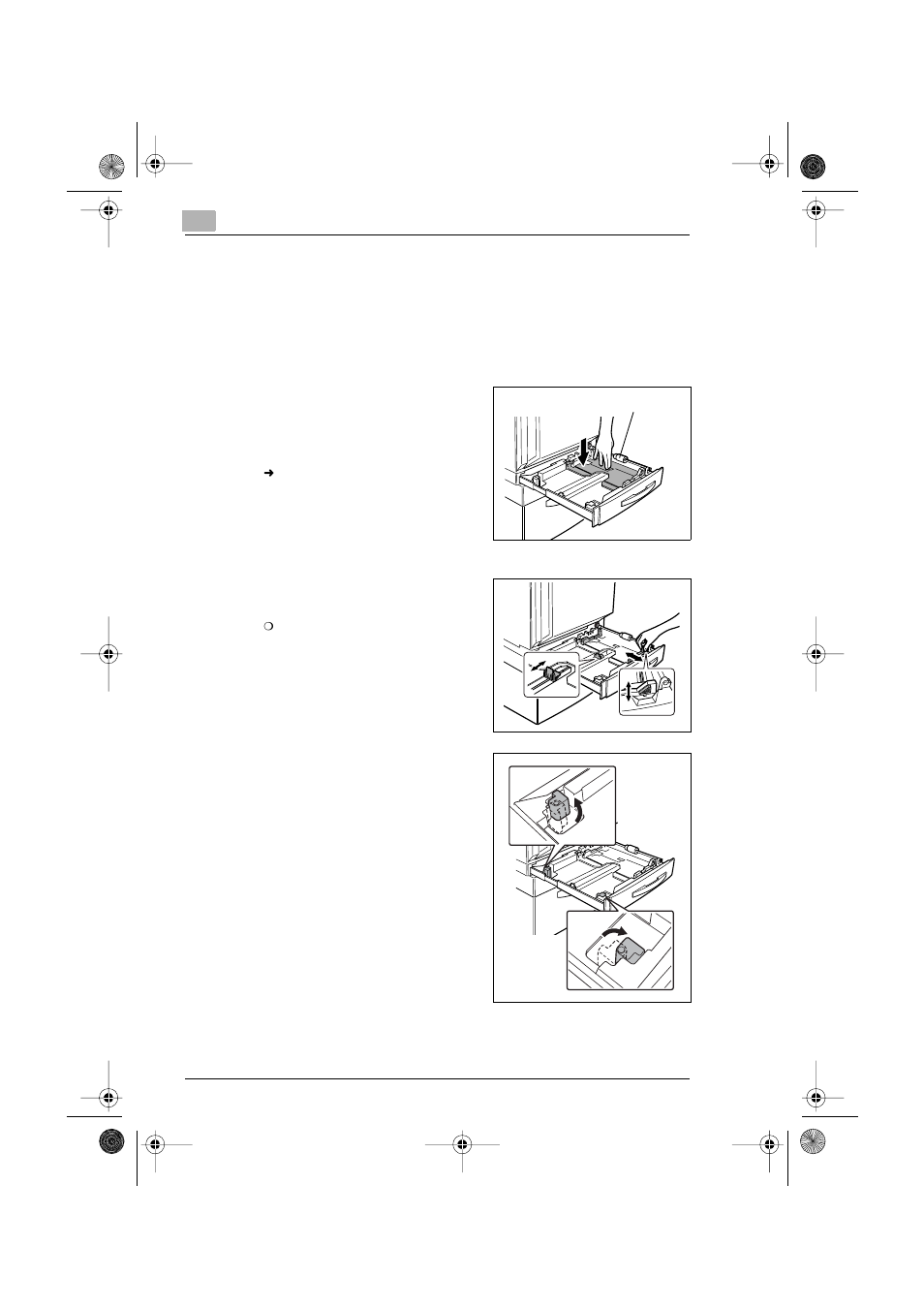 4 loading paper, Loading paper into the 1st drawer | Minolta CF3102 User Manual | Page 69 / 177
