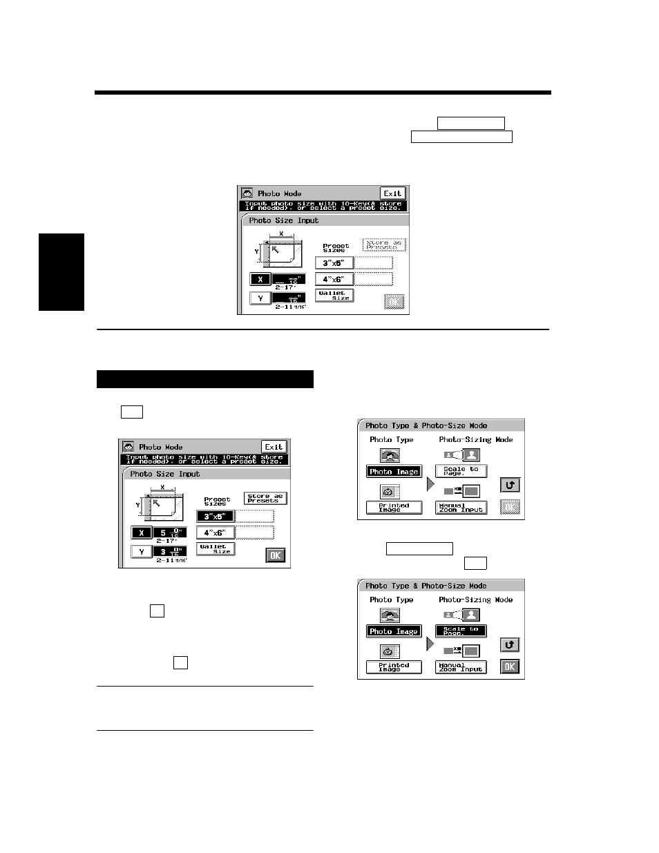Photo mode, Making copies from a photo | Minolta CF910 User Manual | Page 111 / 206