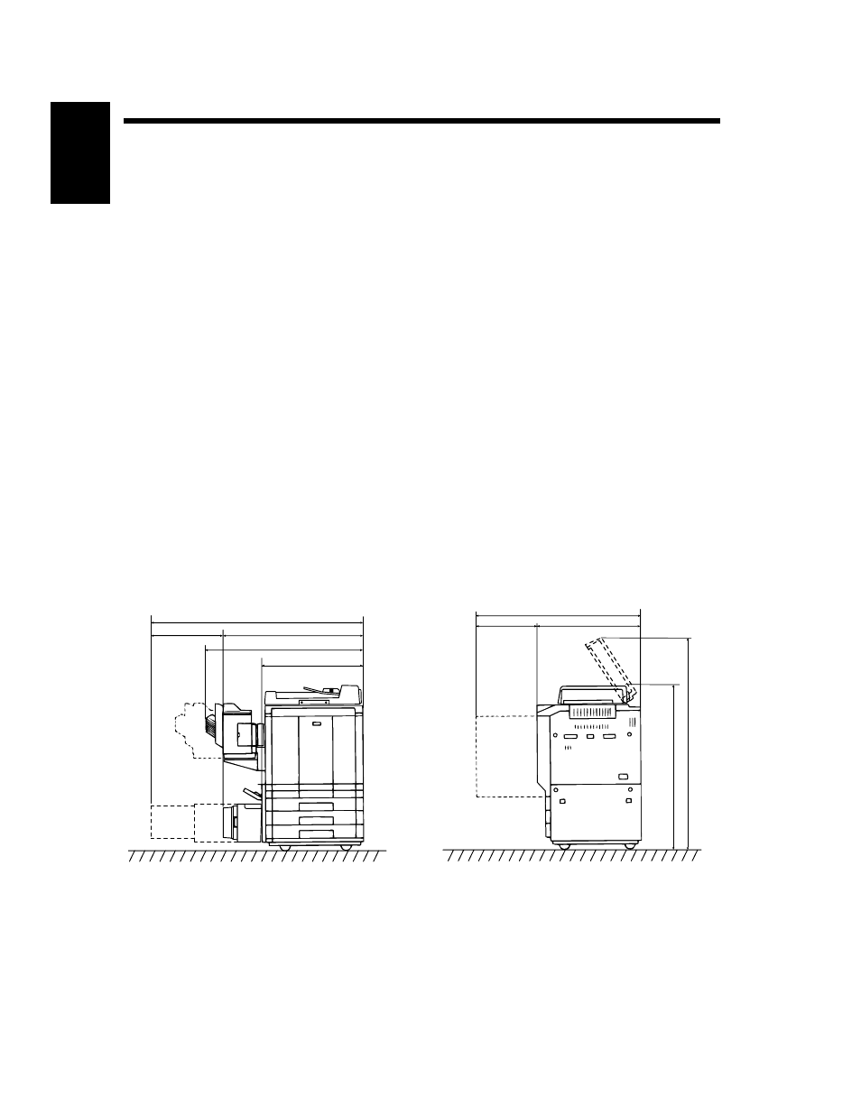 Installing the copier, Installation site, Power source | Space requirements | Minolta CF910 User Manual | Page 15 / 206