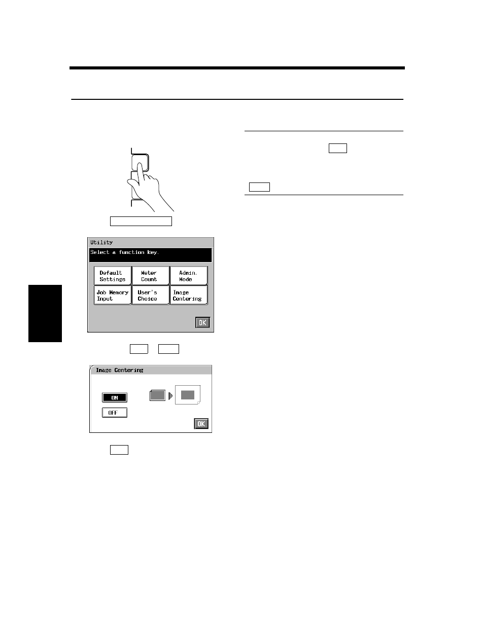 Image centering, Turning on or off image centering | Minolta CF910 User Manual | Page 167 / 206