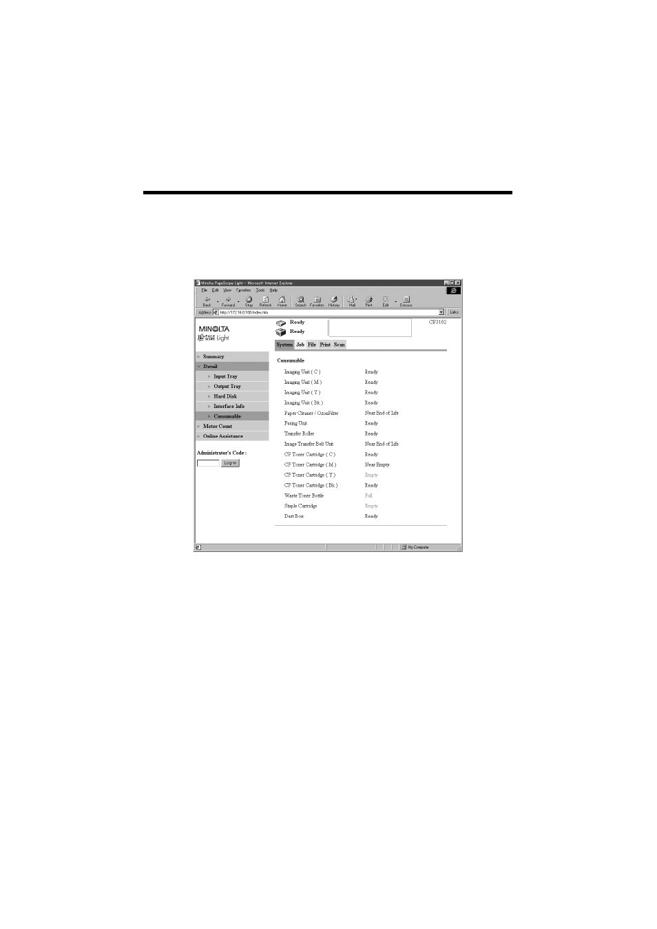 Minolta CN3101e User Manual | Page 156 / 208