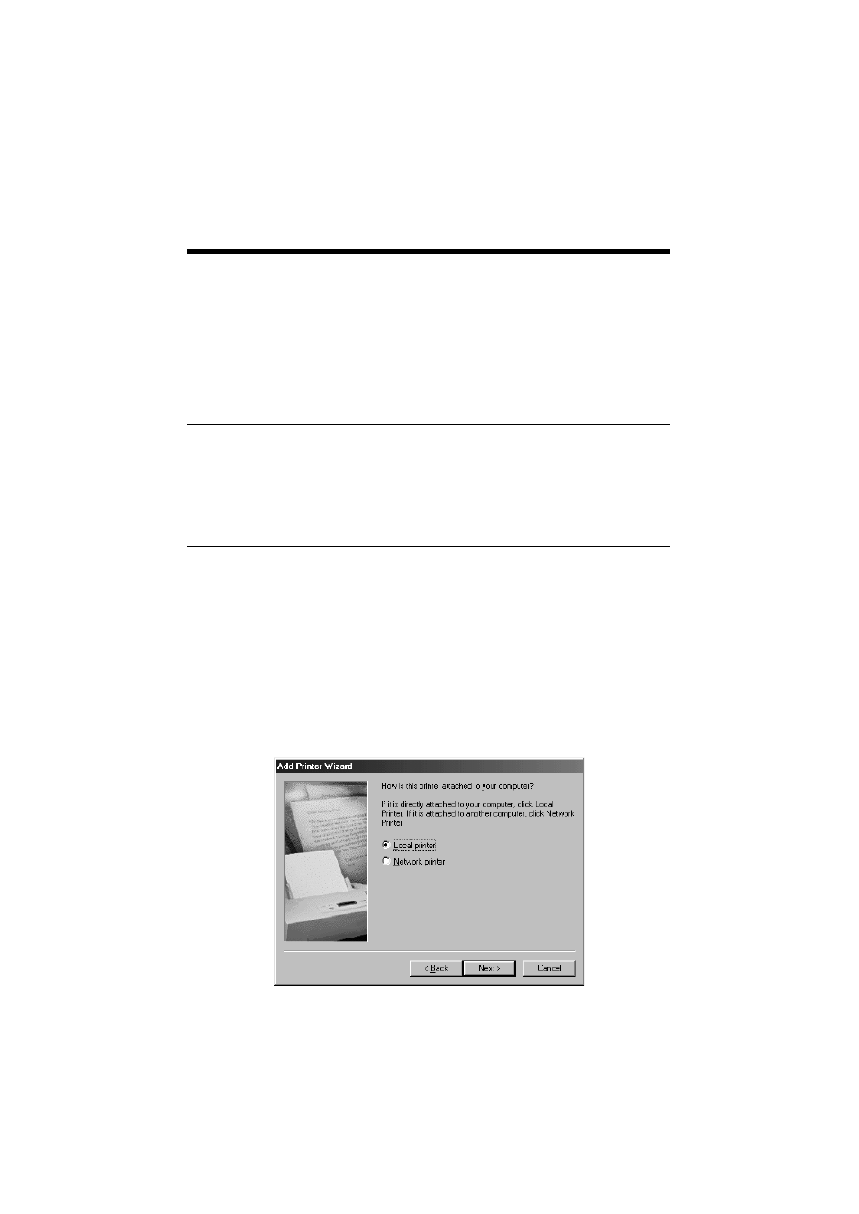 Settings required for local connection, 1 installing the printer driver, For windows 98, 98se and me | Minolta CN3101e User Manual | Page 16 / 208