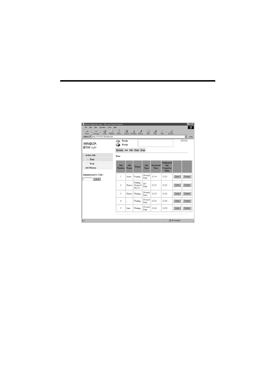 Minolta CN3101e User Manual | Page 161 / 208