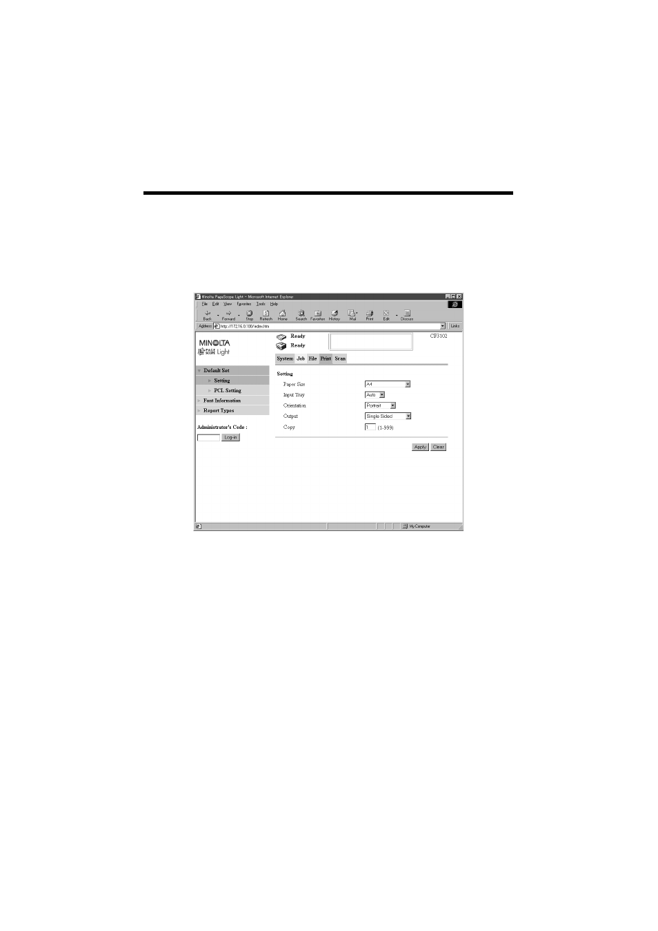 Minolta CN3101e User Manual | Page 170 / 208