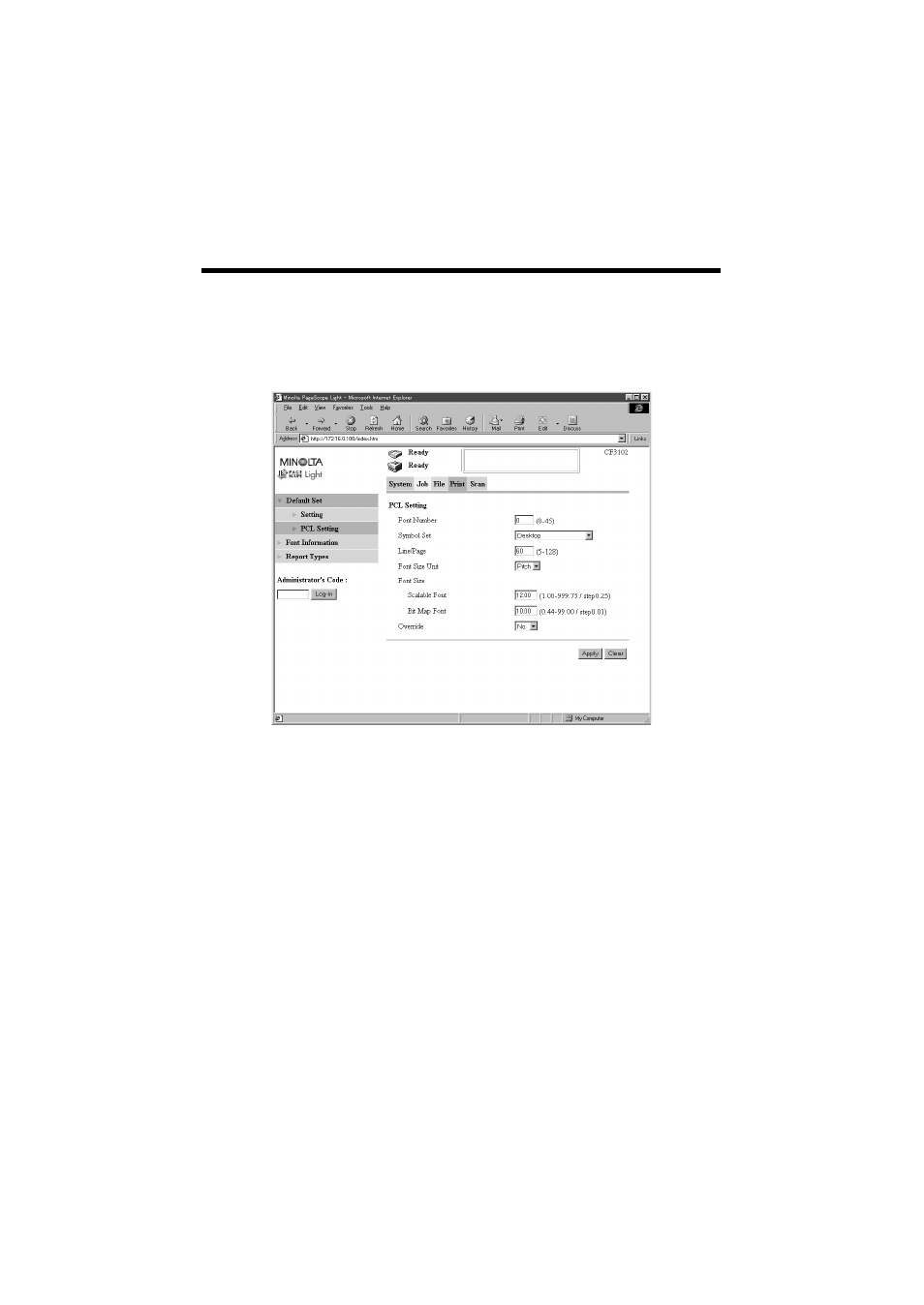 Minolta CN3101e User Manual | Page 172 / 208