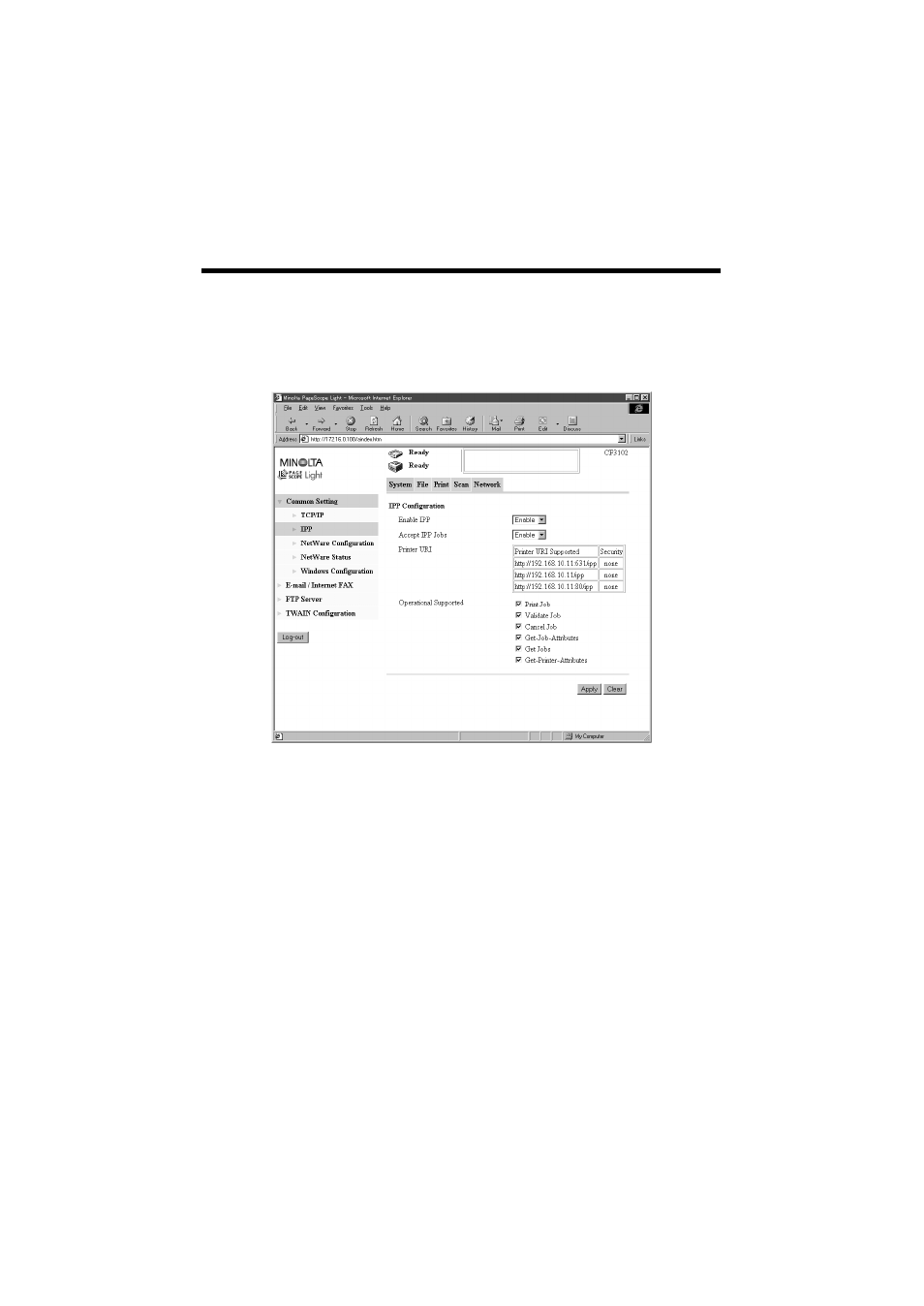 Minolta CN3101e User Manual | Page 189 / 208