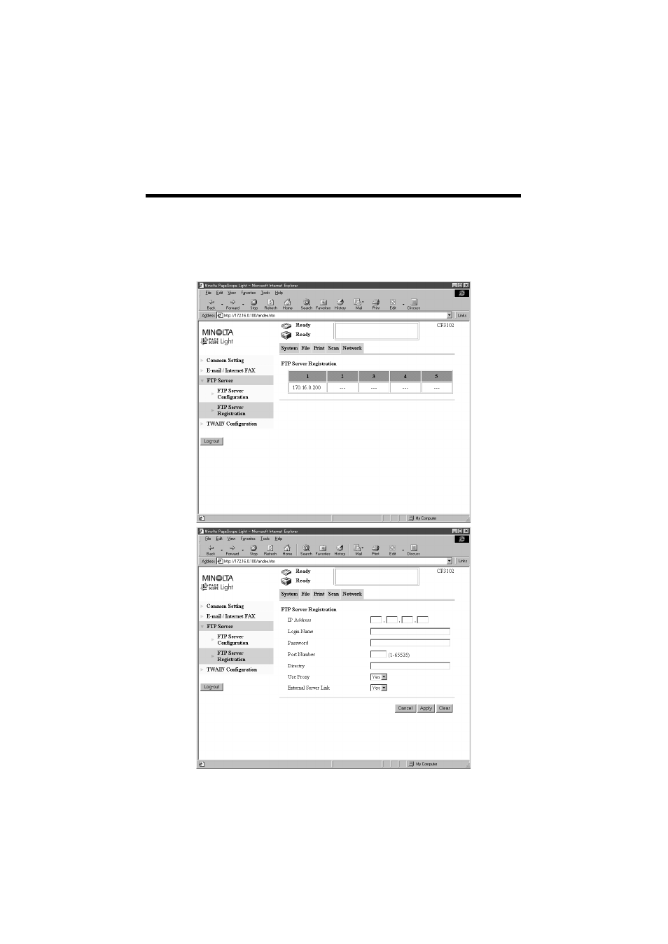 Minolta CN3101e User Manual | Page 200 / 208