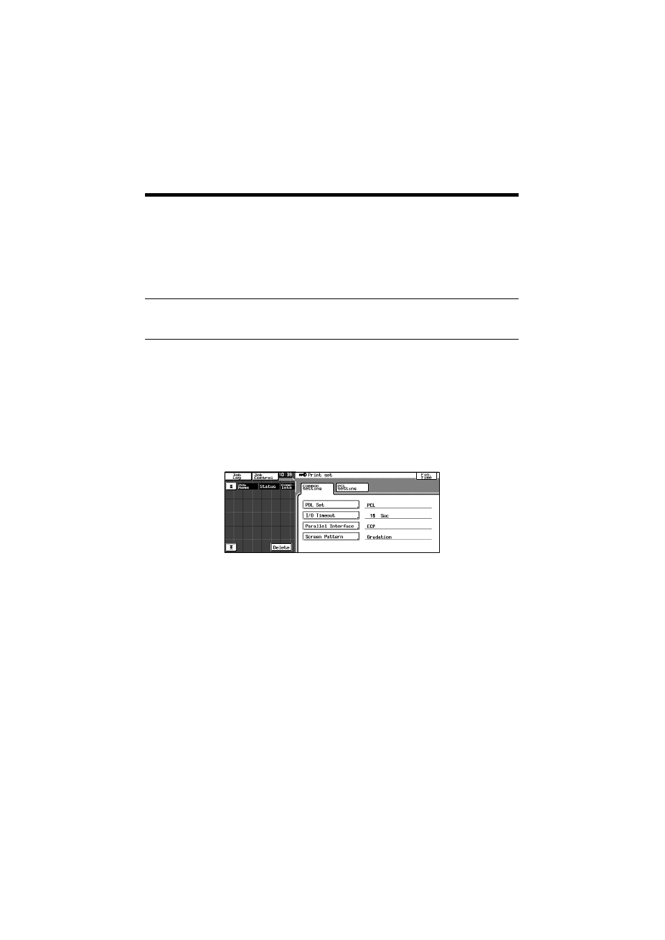 Local interface setting | Minolta CN3101e User Manual | Page 25 / 208