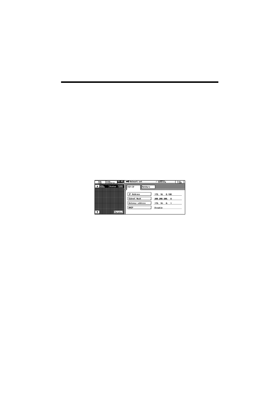 2 to make the settings on the controller side, Ip address setting | Minolta CN3101e User Manual | Page 27 / 208