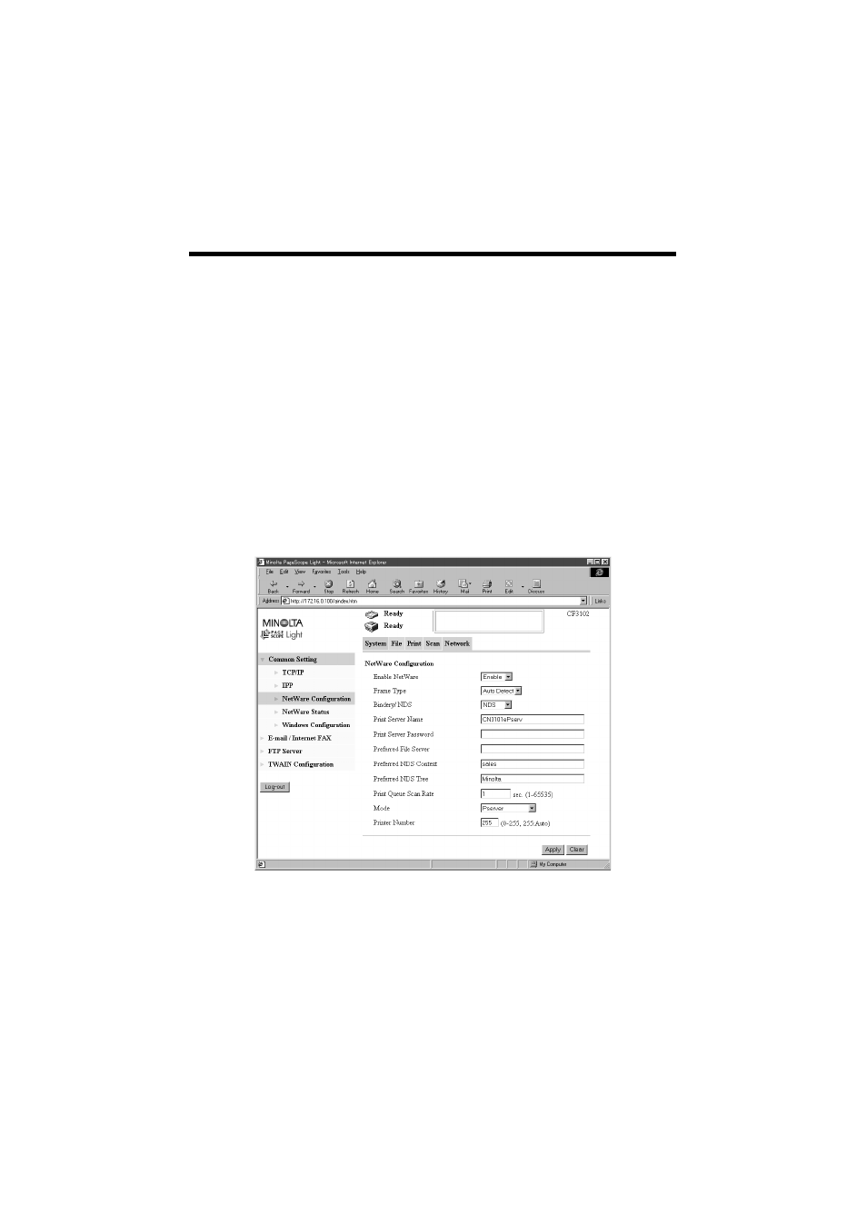 Minolta CN3101e User Manual | Page 44 / 208