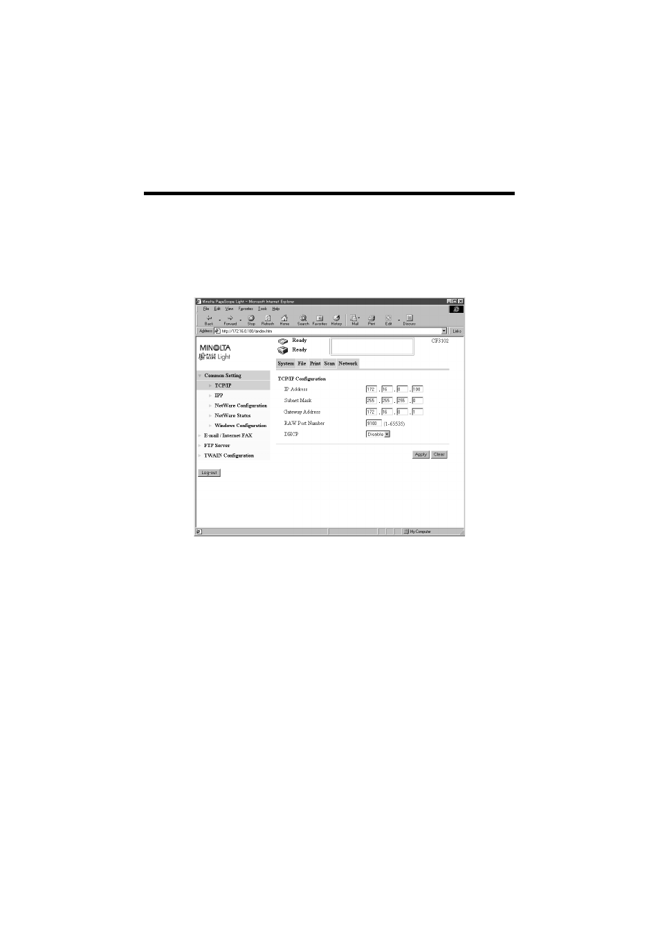 Minolta CN3101e User Manual | Page 46 / 208