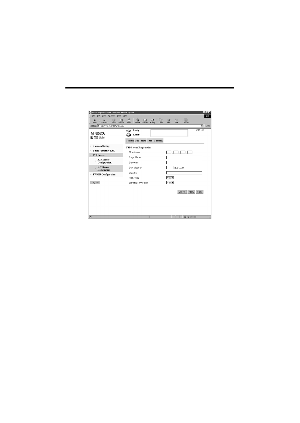 Minolta CN3101e User Manual | Page 80 / 208