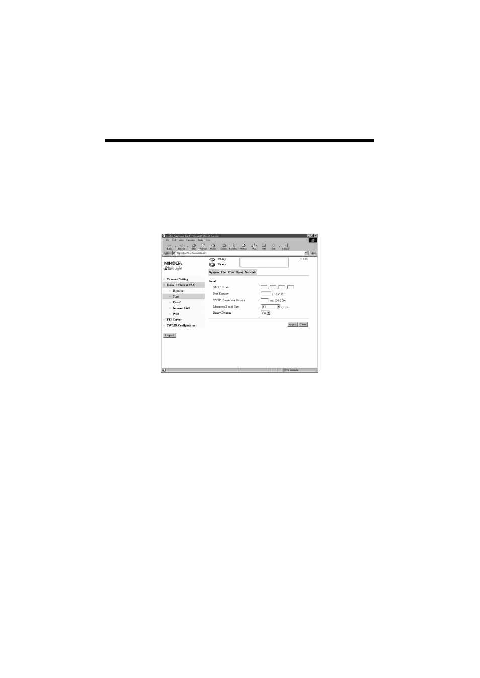 Controller setting | Minolta CN3101e User Manual | Page 96 / 208