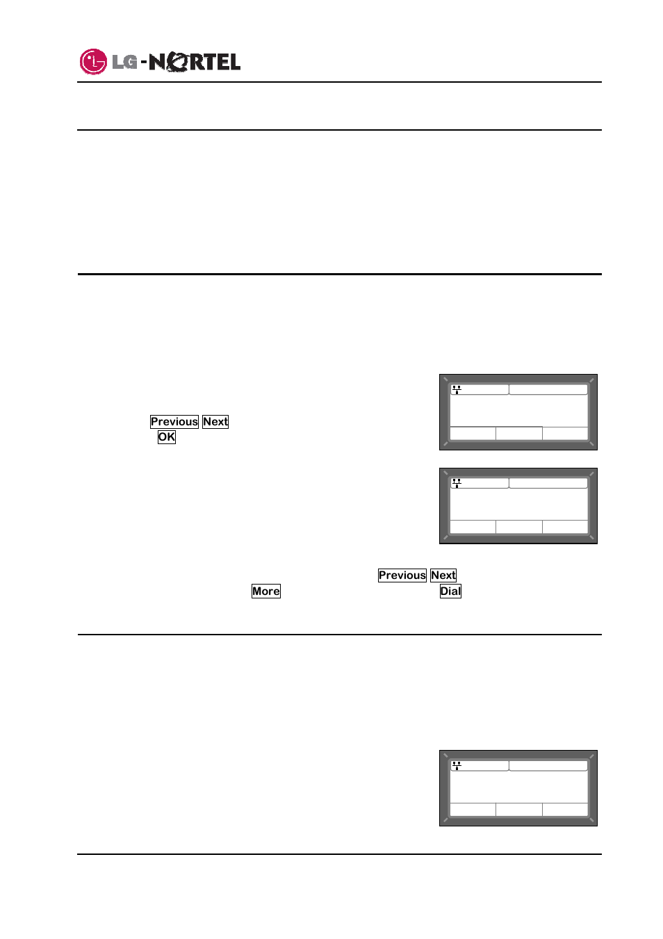 Advanced services and the ip8815 phone lcd menu, Using the call logs menu, Using the phone book menu | Ip8815 nortel ip phone user guide | Minolta IP8815 User Manual | Page 15 / 30