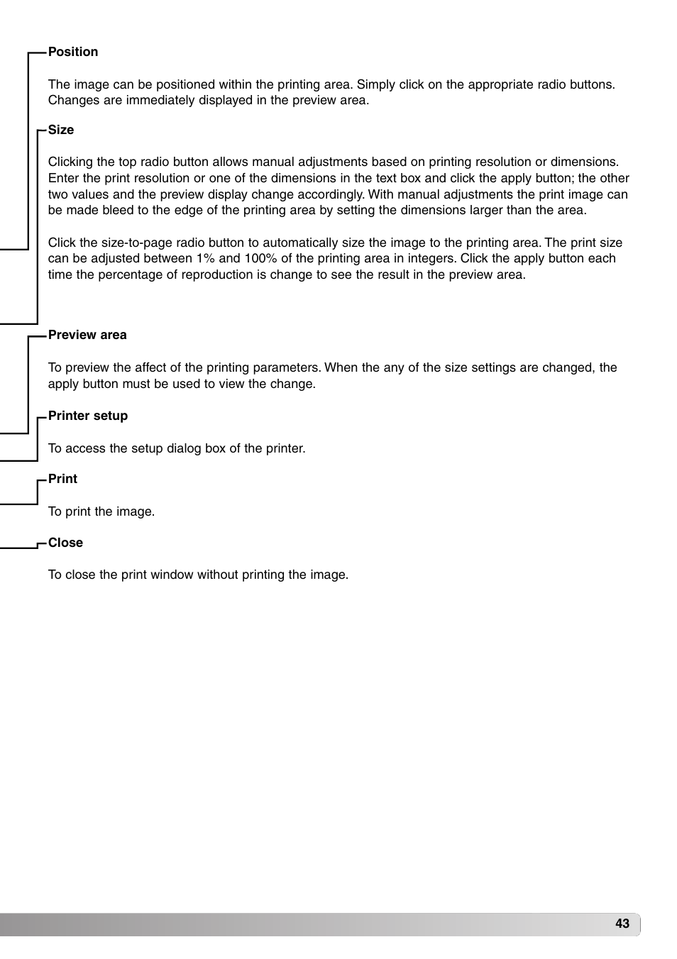 Minolta DiMAGE Viewer User Manual | Page 43 / 92